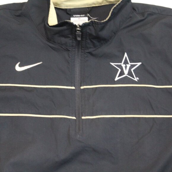 Nike Storm Fit Black Men Windbreaker Vanderbilt NCAA Size Meduim - Picture 7 of 12